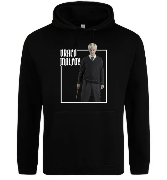 Чоловіча толстовка (худі) Драко Том Фелтон Чорний фото