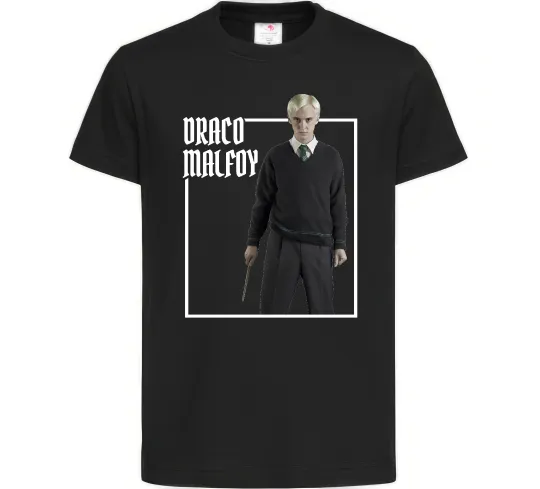Дитяча футболка Драко Том Фелтон Чорний фото