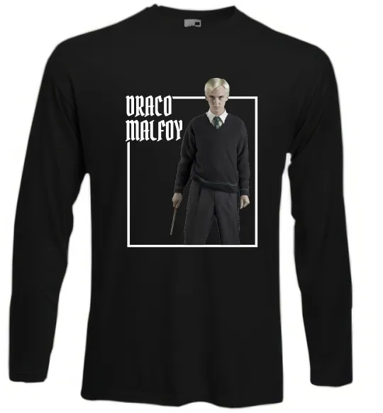 Лонгслів Драко Том Фелтон Чорний фото