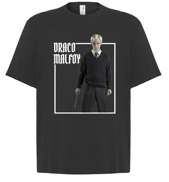 Футболка Оверсайз Драко Том Фелтон Чорний фото