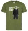 Чоловіча футболка Драко Том Фелтон Оливковий фото