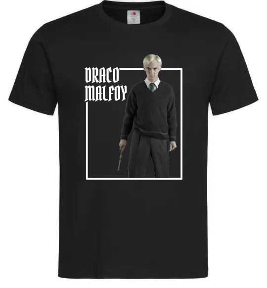 Чоловіча футболка Драко Том Фелтон Чорний фото