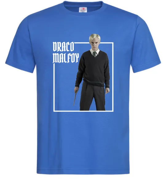 Чоловіча футболка Драко Том Фелтон Яскраво-синій фото