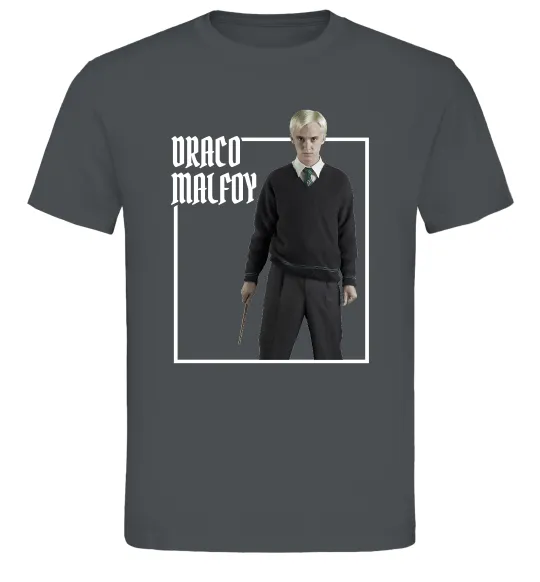 Чоловіча футболка Драко Том Фелтон Графіт фото