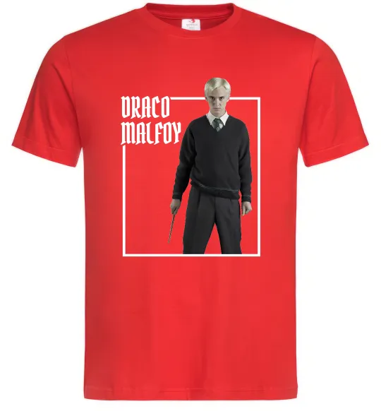 Чоловіча футболка Драко Том Фелтон Червоний фото
