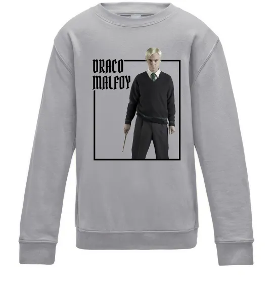 Дитячий світшот Драко Том Фелтон Сірий меланж фото