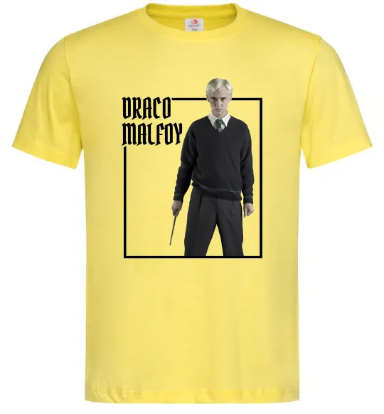 Чоловіча футболка Драко Том Фелтон Лимонний фото