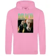 Мужская толстовка (худи) Tom Felton Draco Malfoy Розовый фото