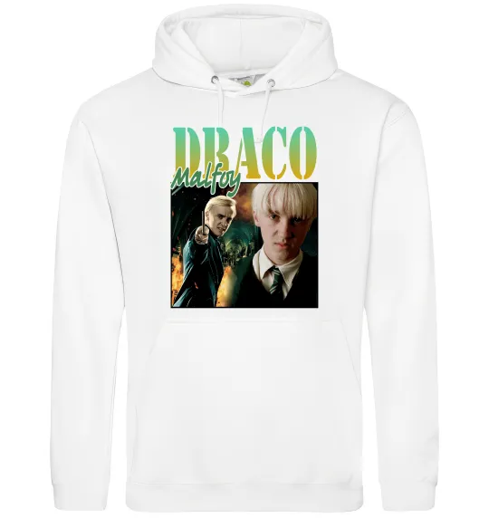 Женская толстовка (худи) Tom Felton Draco Malfoy Белый фото