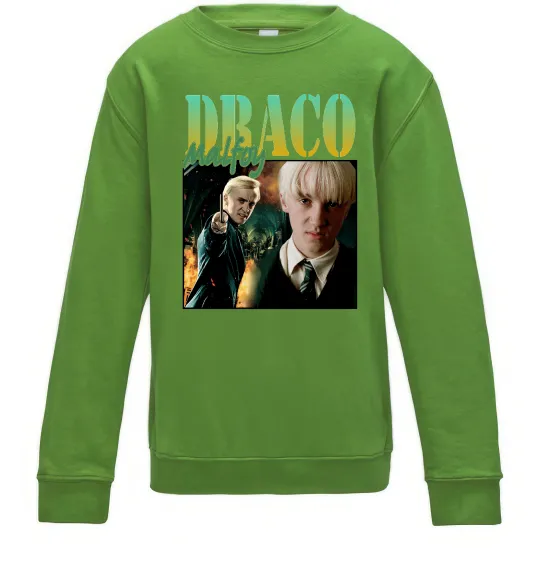 Детский Свитшот Tom Felton Draco Malfoy Лаймовый фото