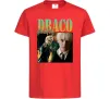 Детская футболка Tom Felton Draco Malfoy Красный фото