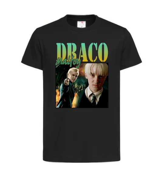 Детская футболка Tom Felton Draco Malfoy Черный фото