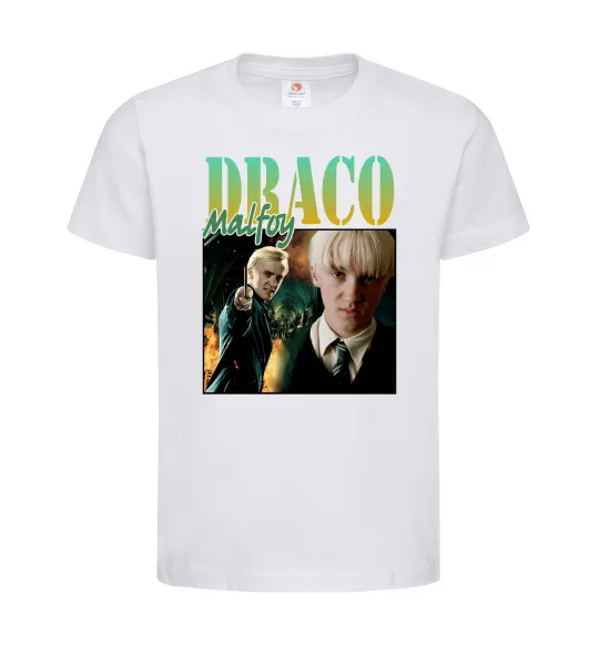 Детская футболка Tom Felton Draco Malfoy Белый фото