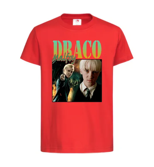 Детская футболка Tom Felton Draco Malfoy Красный фото