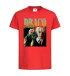 Детская футболка Tom Felton Draco Malfoy Красный фото