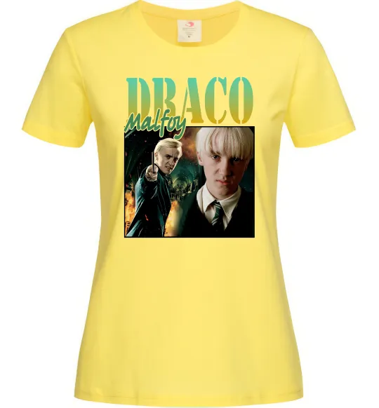 Женская футболка Tom Felton Draco Malfoy Лимонный фото