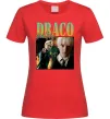 Женская футболка Tom Felton Draco Malfoy Красный фото