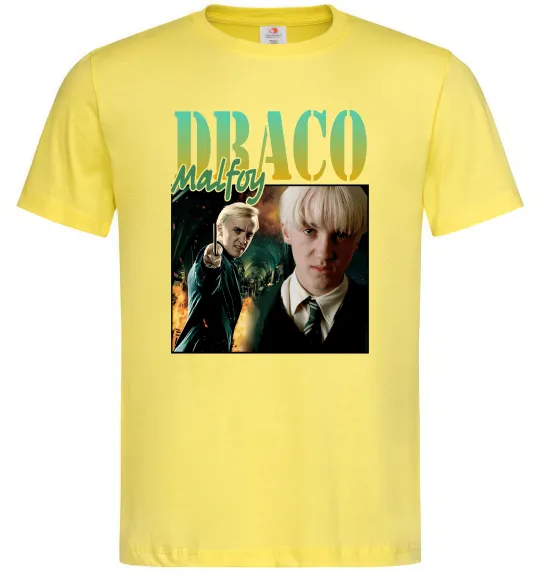 Мужская футболка Tom Felton Draco Malfoy Лимонный фото