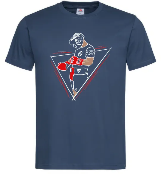 Чоловіча футболка Боксер Темно-синій фото