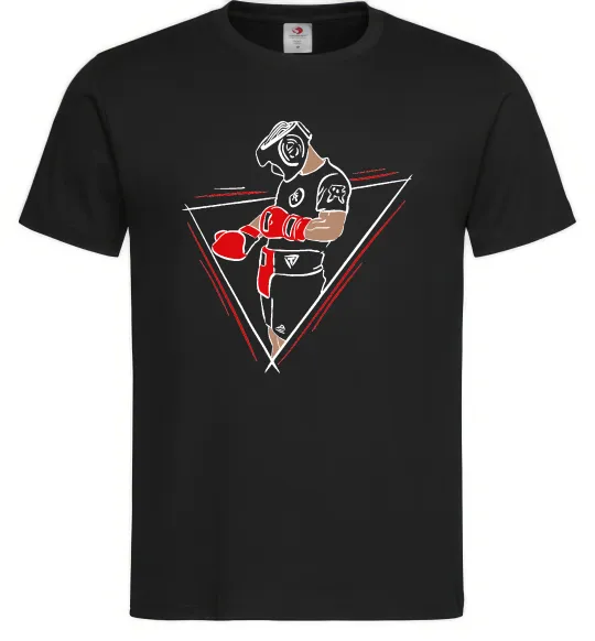 Чоловіча футболка Боксер Чорний фото