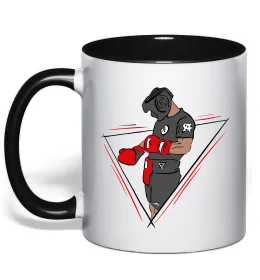 Чашка з кольоровою ручкою