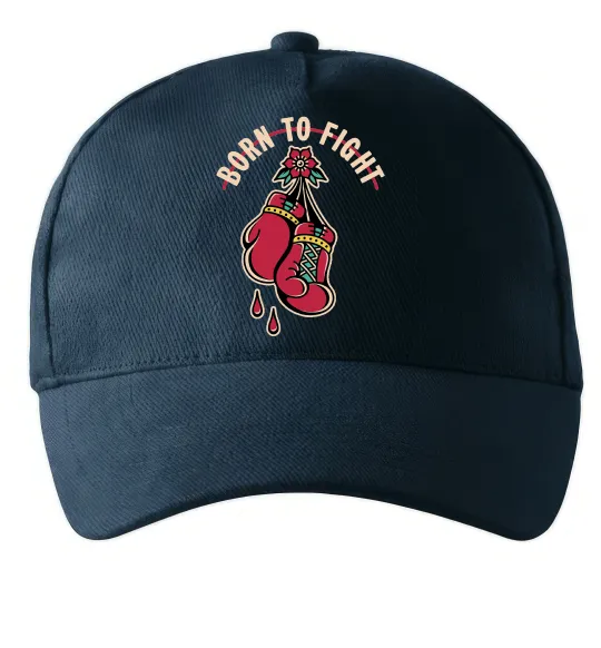 Кепка Born to fight рукавиці Темно-синий фото