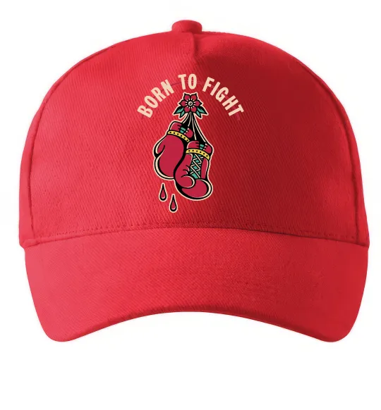 Кепка Born to fight рукавиці Красный фото