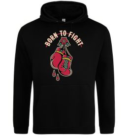 Жіноча толстовка (худі) Born to fight рукавиці