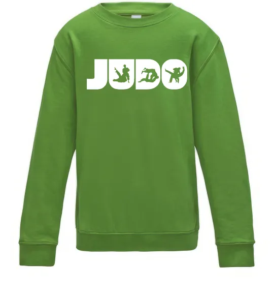 Детский Свитшот Judo Лаймовый фото