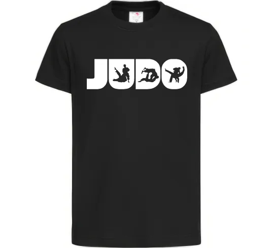 Детская футболка Judo Черный фото