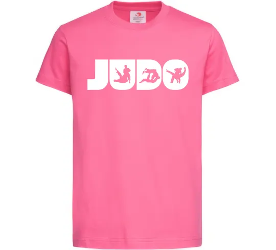 Детская футболка Judo Ярко-розовый фото