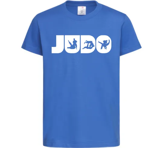 Детская футболка Judo Ярко-синий фото