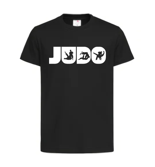 Детская футболка Judo Черный фото