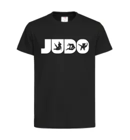 Дитяча футболка Judo Чорний фото