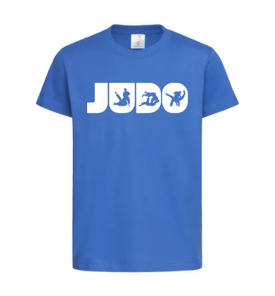 Детская футболка Judo Ярко-синий фото