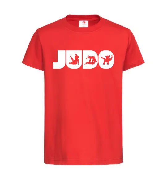 Детская футболка Judo Красный фото