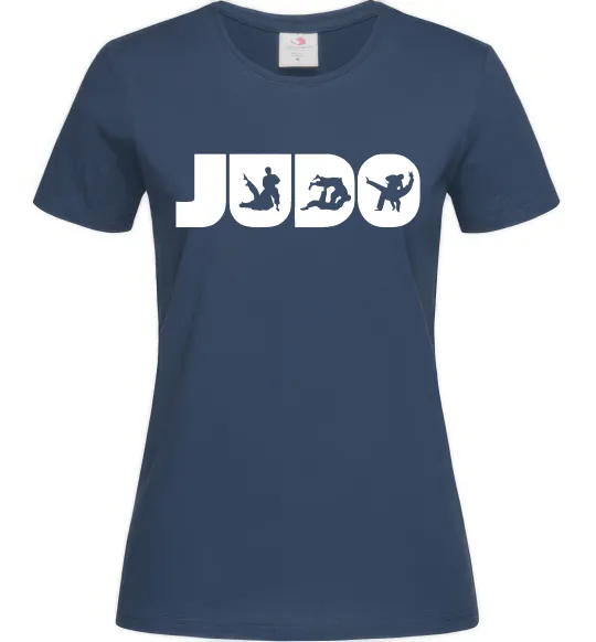 Женская футболка Judo Темно-синий фото