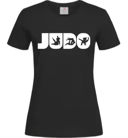 Женская футболка Judo Черный фото