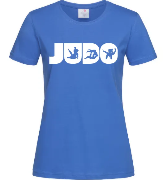Женская футболка Judo Ярко-синий фото
