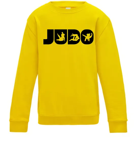 Детский Свитшот Judo Солнечно желтый фото