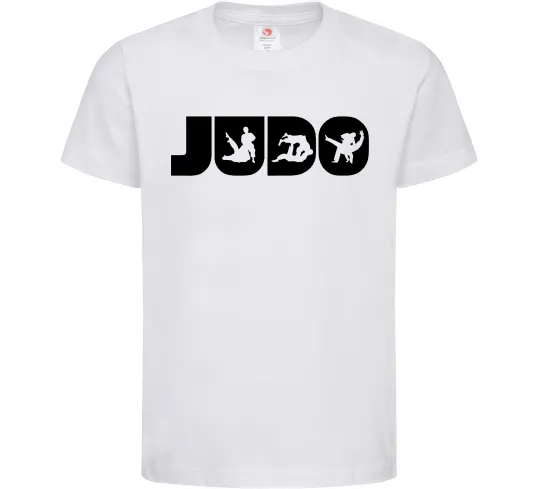 Детская футболка Judo Белый фото