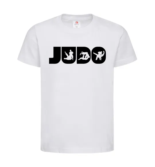 Детская футболка Judo Белый фото