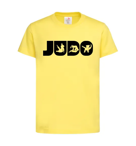 Детская футболка Judo Лимонный фото