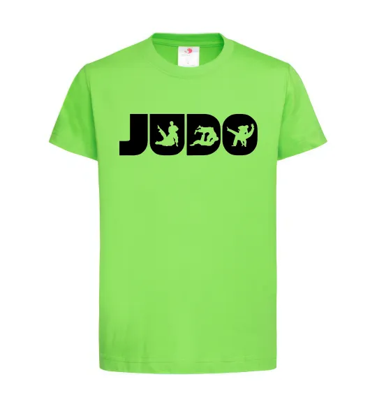 Детская футболка Judo Лаймовый фото