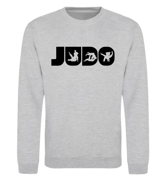 Свитшот Judo Серый меланж фото