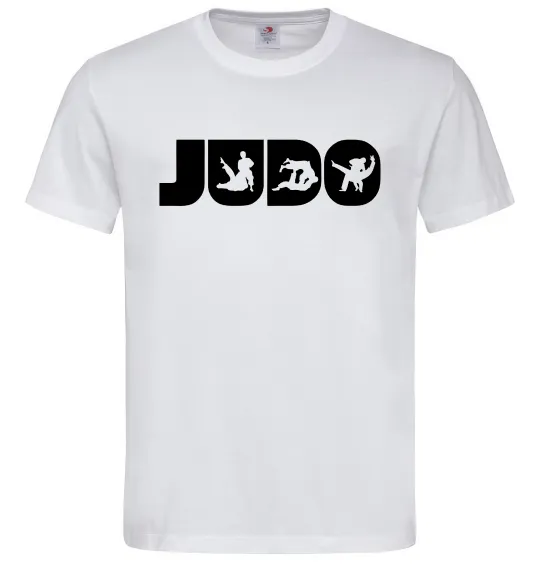 Мужская футболка Judo Белый фото