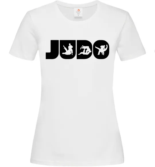 Женская футболка Judo Белый фото