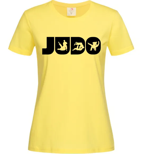 Женская футболка Judo Лимонный фото