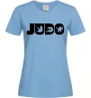 Женская футболка Judo Голубой фото