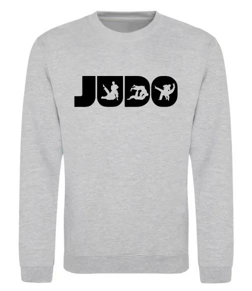 Свитшот Judo Серый меланж фото